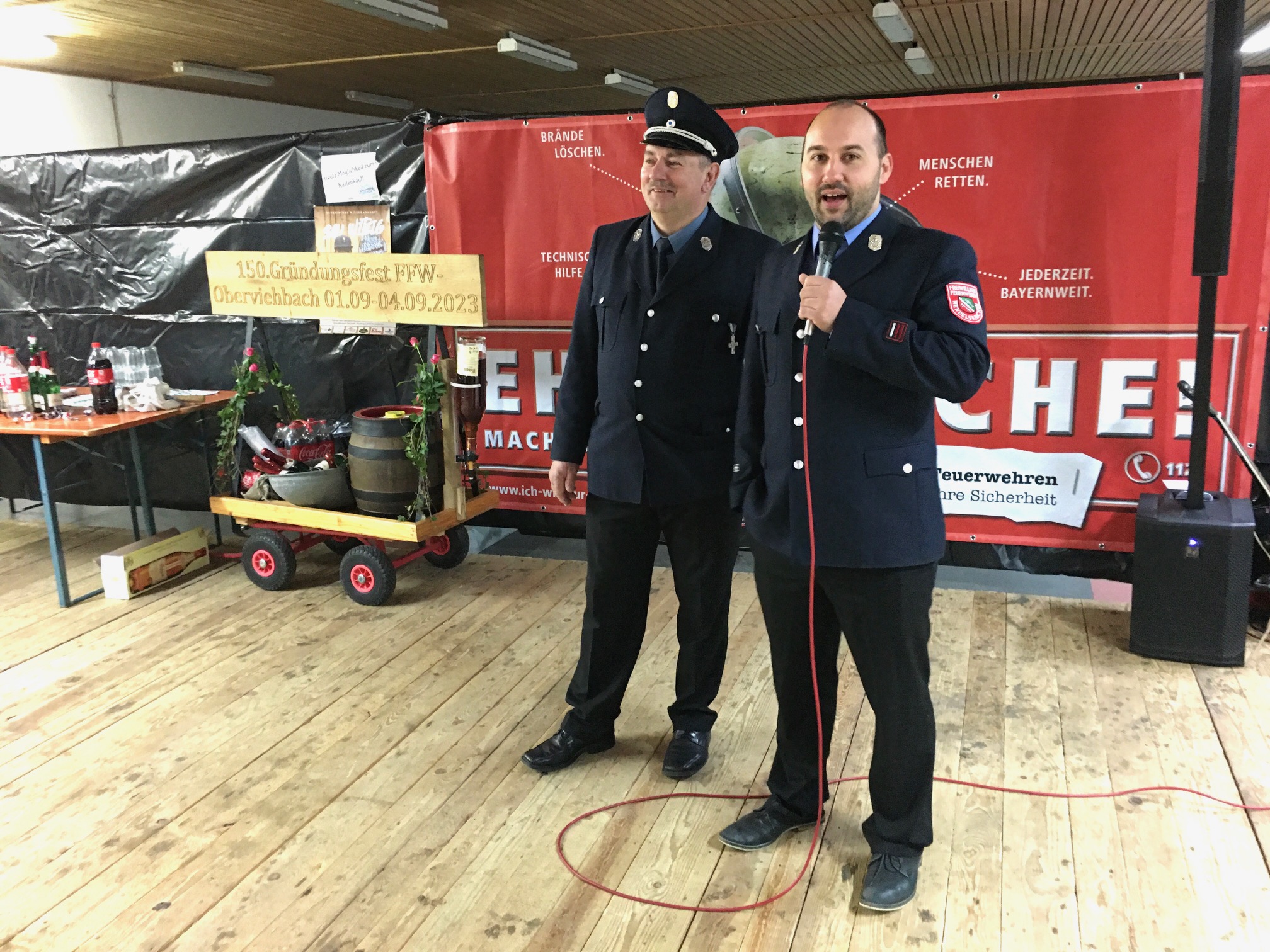 Patenschaft besiegelt FFW Wendelskirchen wird Pate beim Gründungsfest